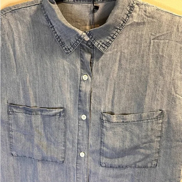 Zilcremo, Chambay Blue Shirt Dress, Mini, Soft Cotton, M - Picture 11 of 16